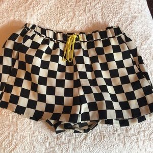 Zara checkered shorts